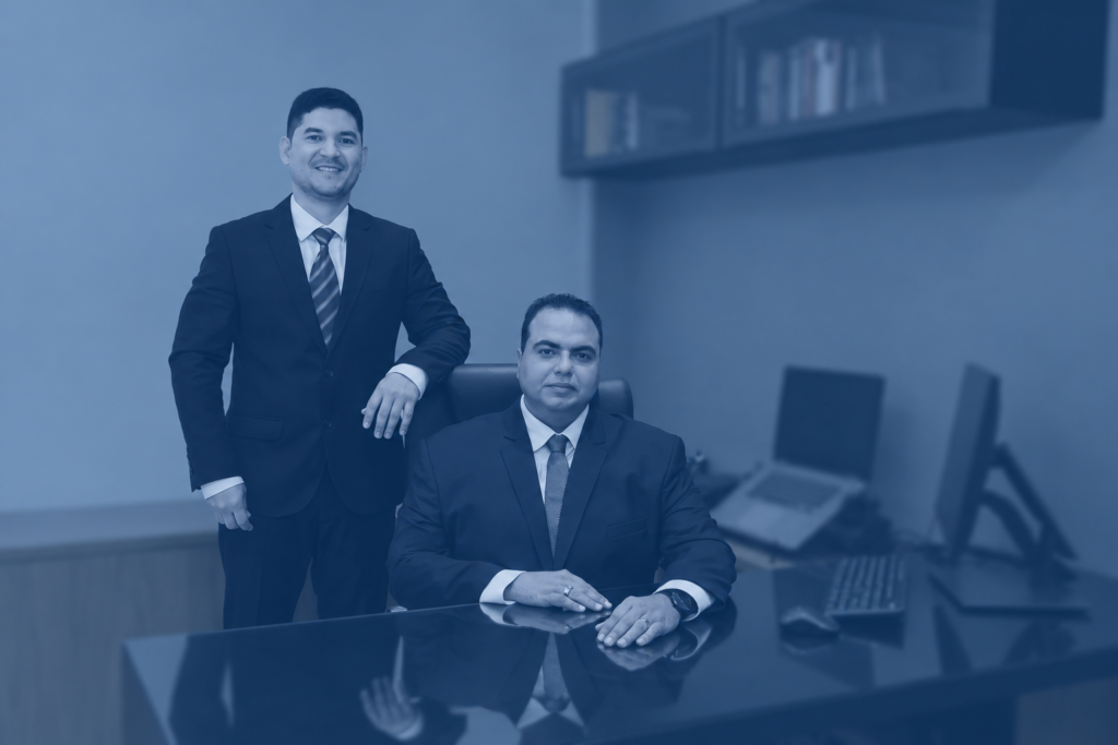Átila Dantas e Vagner Dominici, sócios do Dantas & Dominici Advogados